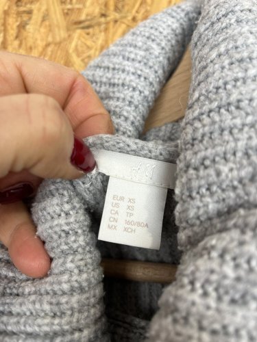 Oversize svetr H&M s podílem vlny a polyamidu