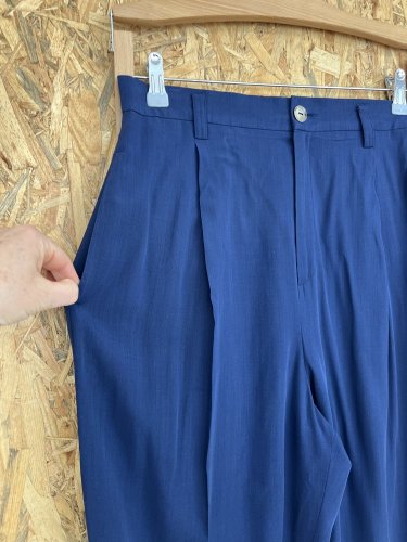 Široké kalhoty Strenesse 50 % vlna 50 % viskoza