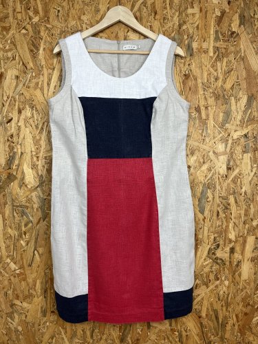 Přírodní šaty Micha 100 % ramie