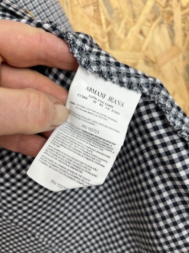 Bavlněná košile Armani 100 % bavlna
