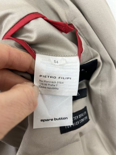 Pánské sako Pietro Filipi 98 % bavlna
