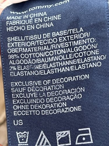 Kraťasy Tommy Hilfiger 98 % bavlna