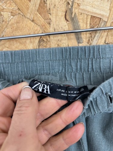 Široké kalhoty ZARA 50 % len 50 % viskoza