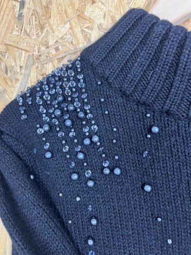 Vlněný svetr Alba Moda 50 % vlna