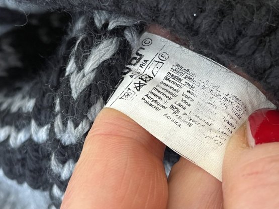 Vlněná čepice Eisbär 50 % merino vlna