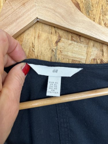 Oversize šaty H&M 55 % viskoza 45 % bavlna