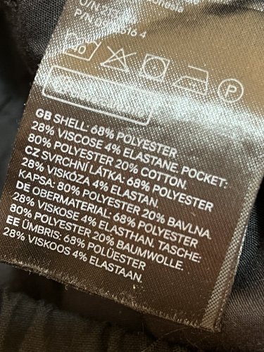 Teplákové kalhoty H&M 68 % polyester