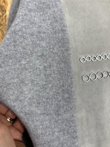 Šaty Fabiana Filippi s podílem kašmíru a kůže