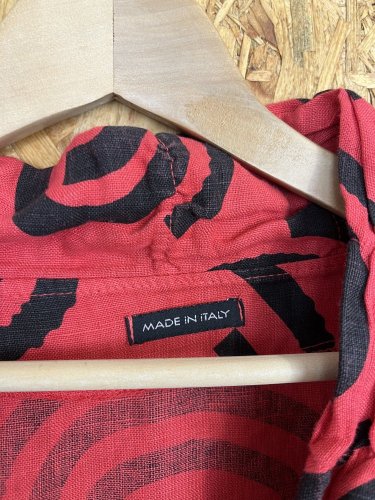 Oversize košile Made in Italy 100 % len