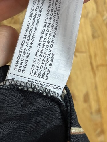 Kalhoty Mango 75 % viskoza