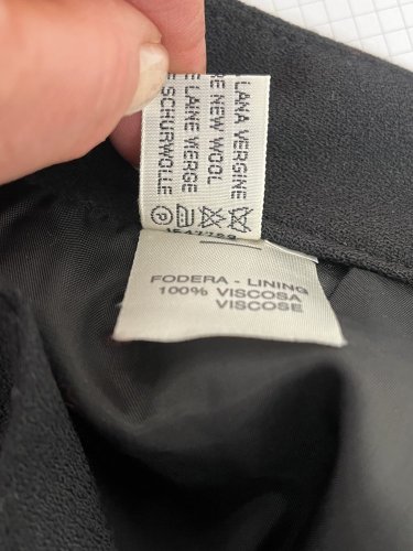 Vlněná sukně Made in Italy 100 % vlna