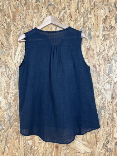 Přírodní top Made in Italy 70 % bavlna 30 % len