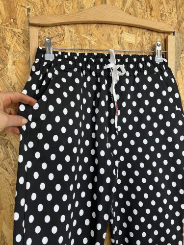 Široké kalhoty Made in Italy 53 % viskoza