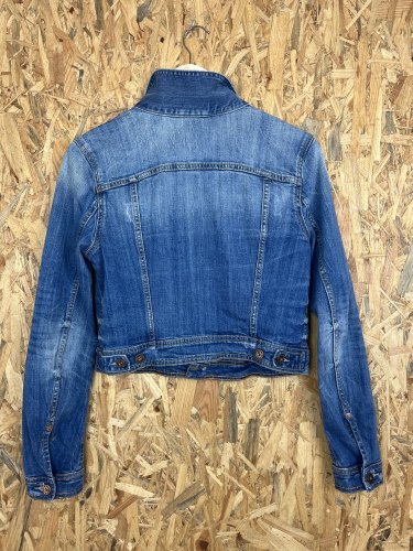 Riflová bunda H&M 98 % bavlna