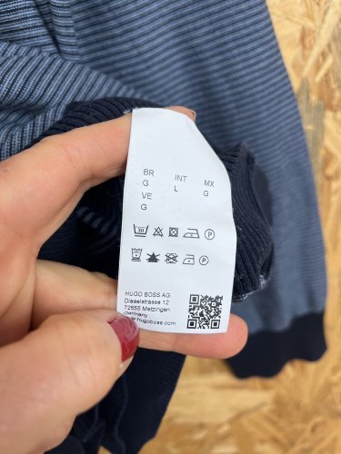 Pánský svetr Hugo Boss 90 % bavlna 10 % hedvábí