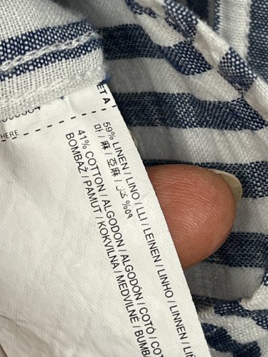 Pánská košile Mango 59 % len 41 % bavlna