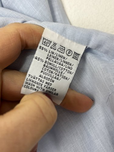 Přírodní tunika H&M 55 % len 45 % bavlna