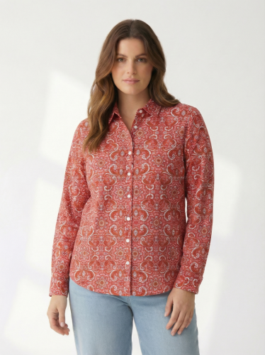 Oversize košile Lands`End 100 % bavlna