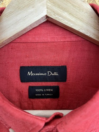 Pánská košile Massimo Dutti 100 % len