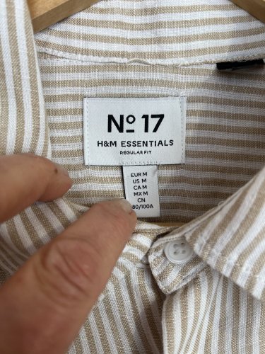 Pánská košile H&M 100 % len