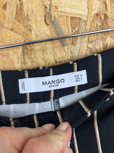 Kalhoty Mango 75 % viskoza