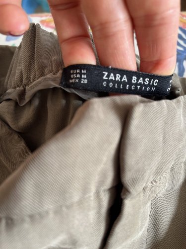 Široké kalhoty Zara 93 % viskoza