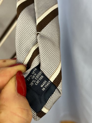 Hedvábná kravata Allea 70 % hedvábí 30 % bavlna