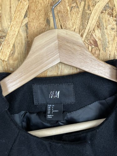Vlněný kabát H&M 50 % vlna