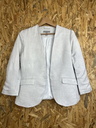 Lněné sako H&M 48 % len 52 % viskoza