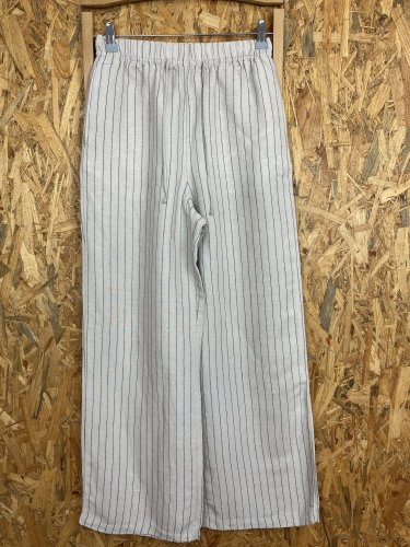 Lněné kalhoty H&M 55 % viskoza 45 % len