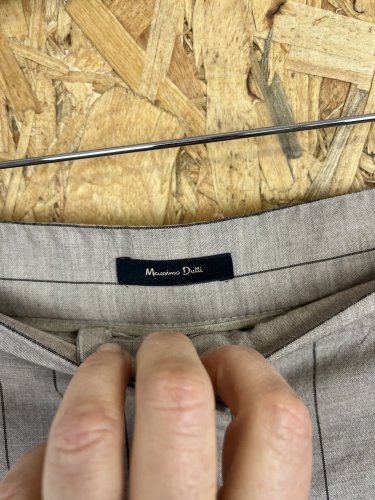 Široké kalhoty Massimo Dutti 100 % vlna