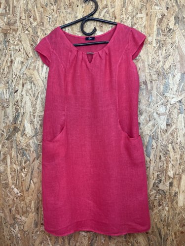 Oversize šaty Caspar 100 % len