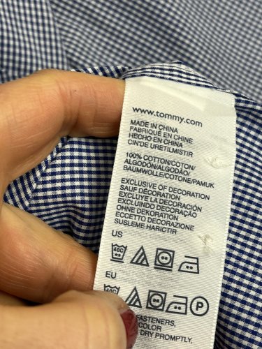 Bavlněná košile Tommy Hilfiger 100 % bavlna