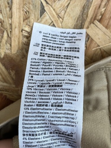 Široké kalhoty edc 41 % bavlna 24 % lyocel