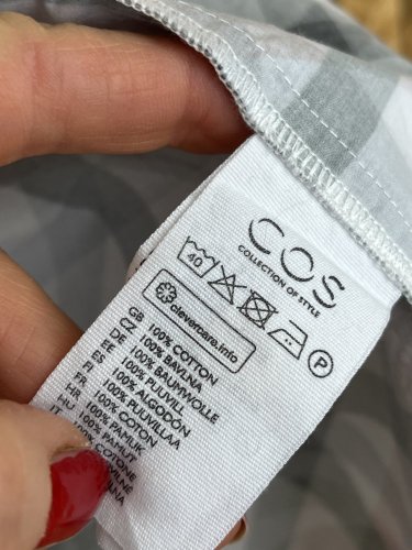 Košilové šaty COS 100 % bavlna