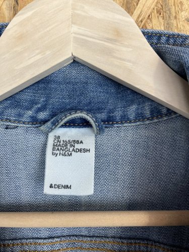 Riflová bunda H&M 98 % bavlna