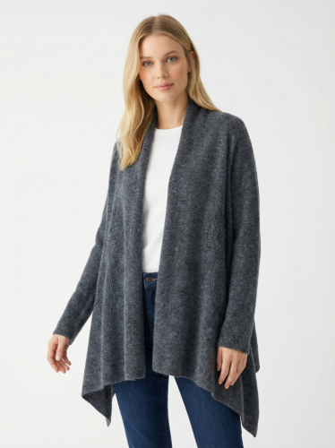 Prodloužený kardigan H&M 20 % angora