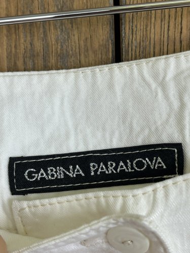 Široké kalhoty Gabina Paralova 100 % bavlna
