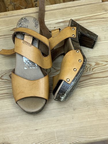 Kožené dřeváky Made in Italy 100 % kůže