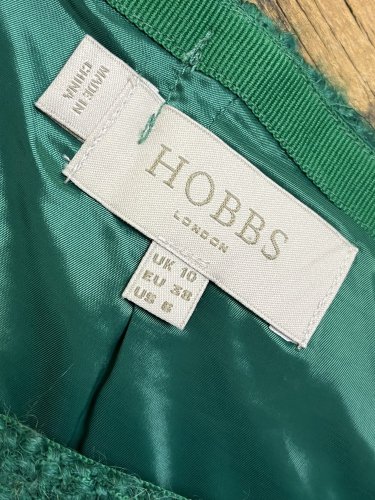 Vlněná sukně Hobbs 58 % vlna