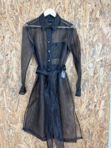 Průhledné košilové šaty Madeleine 100 % polyester