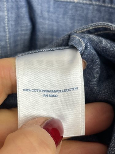 Bavlněná košile Lands`End 100 % bavlna