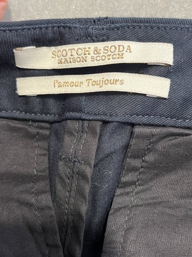 Námořní kalhoty Maison Scotch 98 % bavlna