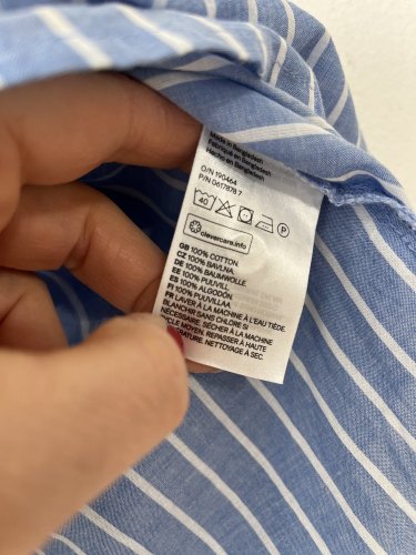 Oversize košile H&M 100 % bavlna