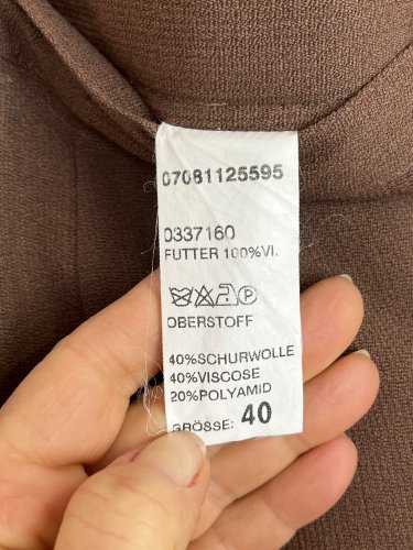 Vlněná sukně Made in Germany 40 % vlna