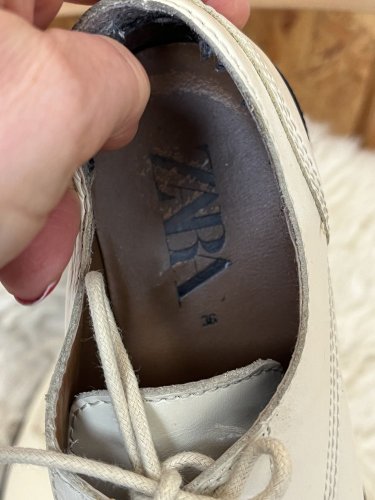 Kožené boty ZARA 100 % kůže