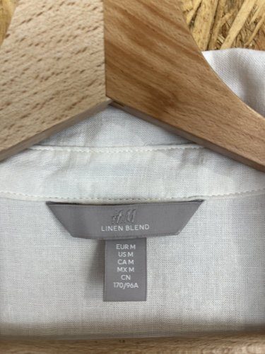 Přírodní tunika H&M s podílem bavlny a lnu
