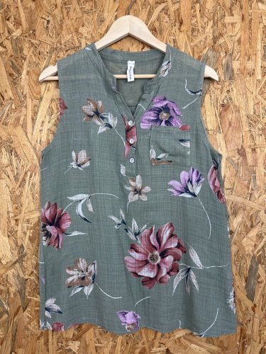 Přírodní top New Collection 60 % bavlna 40 % len
