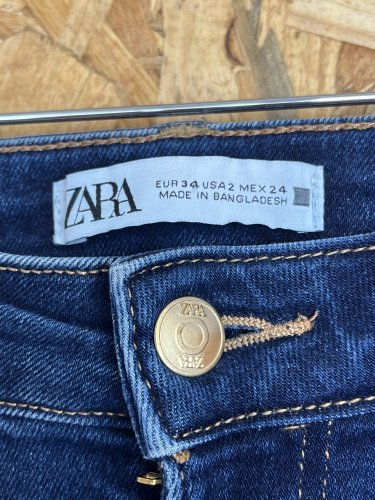 Skinny džíny ZARA s podílem bavlny a elastanu