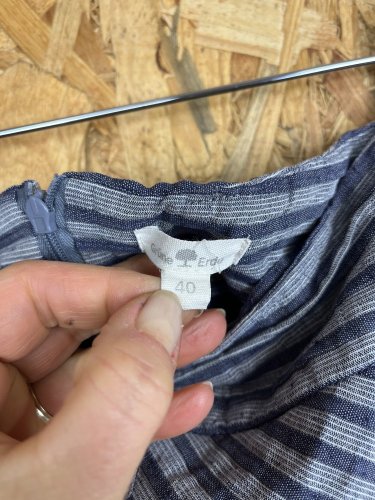 Sukně Grüne Erde 68 % len 32 % bavlna